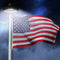 Solar Flag Pole Bright 42 LED Solar Powered Light Waterproof Energy Saving