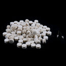 100pcs 13mm Wool Felt Polishing Buffing Pad 2 Shank Grinding Wheel Parts TT