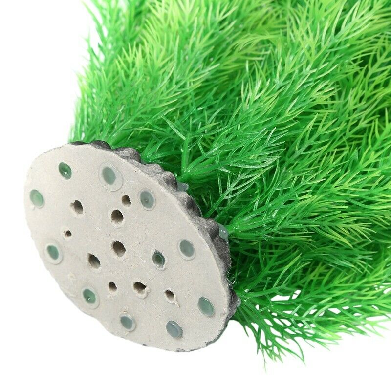 21.6" Height Green Plastic Artificial Water Plant Grass for Fish Tank Z6I8