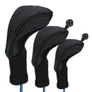 Soft Club Head Cover Easy Use No.1 3 5 Cap Golf Rod Tool Protect Sleeve
