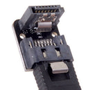 Sata 7Pin Female To 7Pin Male 90 Degree Angled Adapter Mainboard Motherboar M9O7