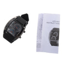 Shot-in Creative LED Watch Sector Sports Car Meter Dial Wrist Watch For Men