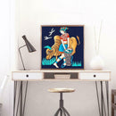 5D DIY Full Drill Diamond Painting Girl Embroidery Mosaic Kit Home Decor