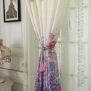 1M*2M  Floral Tulle Voile Door Window Curtain Drape For Tulle Curtains Hot OSQ
