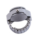 Charm Electronic Quartz Agate Round Elastic Finger Ring Watch Women Jewelry