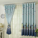 new castle Printing Home Curtains window blindsThermal Blackout FR Living room
