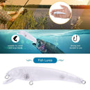 Blank Transparent Embryo Hard Lures 85mm 8.5g Fishing Classic Bionic Bait