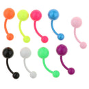 9 Pieces Multicolored Stainless Steel Navel Piercing Belly Rings Earrings Woman