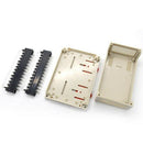 1 Piece Electronics Enclosure Din Abs Plastic Project Enclosure Control Cas V2W6