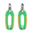 2PCS Pet Dog Cat Alloy Nail Clipper Trimmer for Small Animals Lock Green S