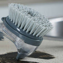 Dish Brush with Soap Dispenser Pot Scrubber Kitchen Sink Pan Brush, Bottle