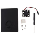 ABS Case Enclosure with External Mini Cooling Fans for Raspberry pi 3 3B+