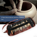 28Pcs Arts Crafts Clay Sculpting Tools Set Modeling Carving Tool Kit Potter F6Z3