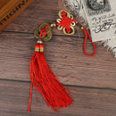 Wealth Success 3 Copper Coins Rope China Knot Red Rope Feng Shui Lucky 3C