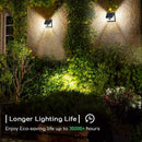 40 LED Waterproof Solar Power PIR Motion Sensor Wall B5O6 Lights Outdoor Ga W3B3