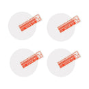 4 Pieces Universal 9H 3.5mm Round Dial Watch Tempered Glass Screen Protector