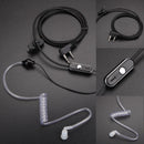 2 Pin Acoustic Tube PTT MIC Earpiece Earphone for Baofeng Retevis Radios B