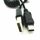 Right Angle 2.0 USB to Left Angle Mini USB Male 90 Charge L1S7 Degree Cabl X8W2