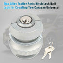 Universal Trailer Parts Hitch Lock Ball Lock for Coupling Tow Caravan Zinc