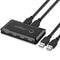 2x4 USB 2.0 Switcher 2 PCs Sharing 4 USB Devices for Keyboard Mouse Printer