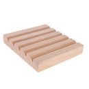 Plain Unpainted Wooden Ring Wedding Band Jewelry Display Holder /Organizer