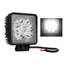 Square LED Work Light Pods Flood Lamp Bar for Tractor Offroad Car Pickup 4WD