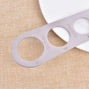 1PCS Easy Clearing Pasta Ruler Measuring Stainless Steel Measurer Cooking To Gw