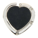 Heart-Shape Foldable Purse Handbag Hanger Hook Holder Q3K4