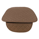 Breathable Flax Bamboo Car Seat Cover Pad Mat Chair Cushion Coffee
