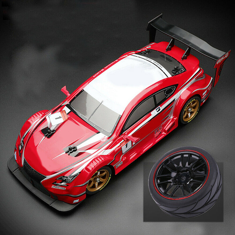 Universal 14 Holes Plastic Car Tire Skin Spare Parts 4pcs for 1/10 RC Car Trunk