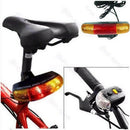 For Cycling Bicycle 3 in 1 Bike Turn Signal Brake Tail 7 LED Light Electric