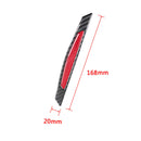 4pcs Safety Reflective Tape Warning Car Door Stickers Accessory Carbon Fiber