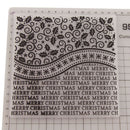 Christmas Embossing folders Plastic Embossing Folder For Scrapbooking DIY card F