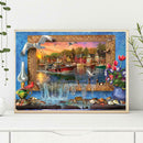 5D DIY Full Drill Diamond Painting Landscape Cross Stitch Embroidery Kit