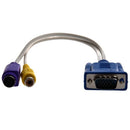TV-out VGA to S-Video/RCA Cable Adapter