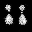 Bridal Wedding Party Jewelry Set Crystal Rhinestone Necklace Earrings Set