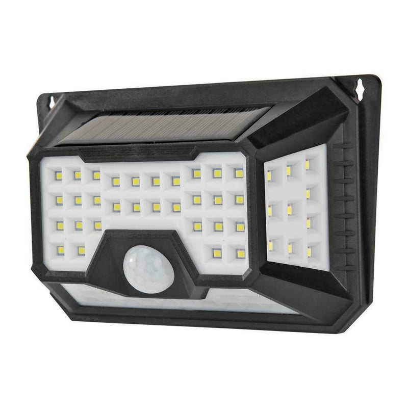 66LED Solar Motion Sensor Wall Light 3 Modes Waterproof Yard Security Lamp UK