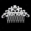 Fashion Crystal Butterfly Wedding Hair Comb Bridal Headpieces Hair Pieces