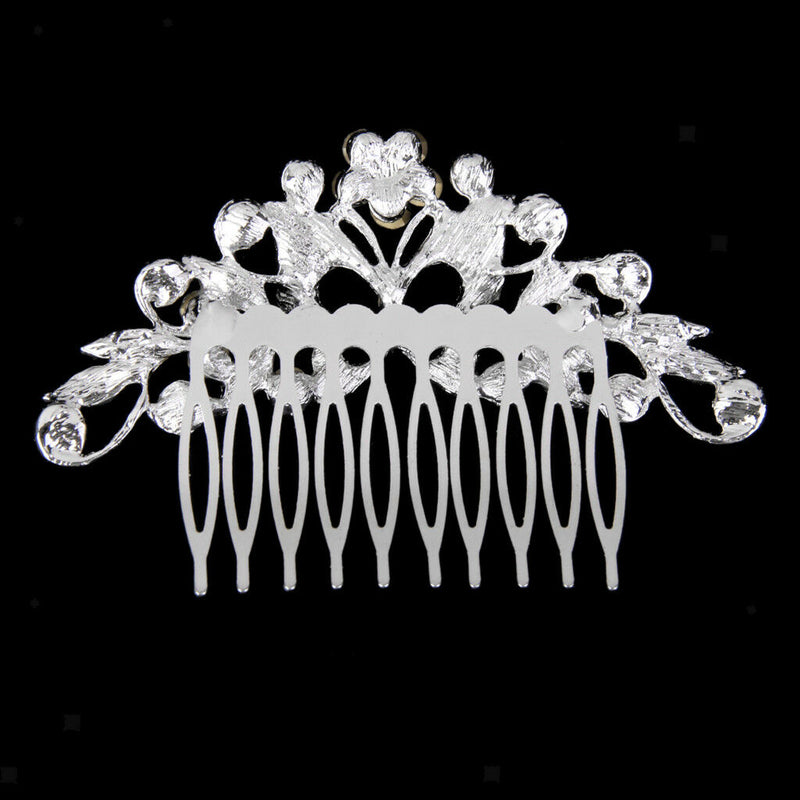 Fashion Crystal Butterfly Wedding Hair Comb Bridal Headpieces Hair Pieces