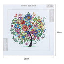5D DIY Special Shaped Diamond Painting Color Tree Cross Stitch Embroidery