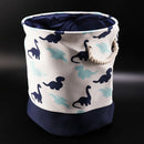 Dinosaur Cartoon Canvas Storage Basket for Toys Child Folding Laundry Baske