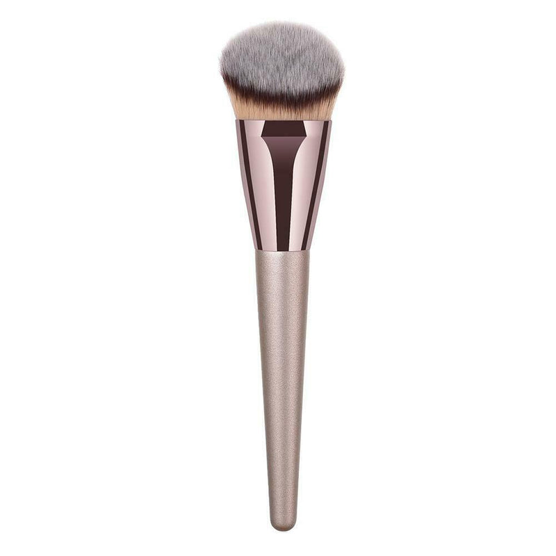 1pc Champagne Cosmetic Brush Nylon Hair Blush Brush Beauty Tools (T-01-386)