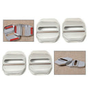 4Pcs Stainless Steel Door Lock Protection Cover Door Lock Lock Cover for Me