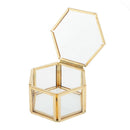 Glass Jewelry Organizer Display Case With Lid Plants Flower Holder Terrarium