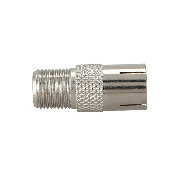 5X(Screw on F Socket Female to TV Aerial FEMALE Coax Adaptor/Connector V5P7)