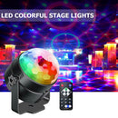 Sound Activated Strobe Disco Light Self-Propelled LED RGB Stage Lamp (EU) A