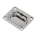 Boat Recessed Hatch Spring Loaded Pull Handle Marine Locker Flush Lifting Ring