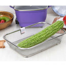 1 Piece Mini Wash Basket Dish Basket for Fruits Cleaning Washing 29x21cm