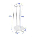 Grilling Skewer Stand Kabob Kebab Barbecue BBQ Grill Rack 4 Skewers Outdoor