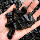 100g Black Tourmaline Stone Quartz Crystal Mineral G8I2 To Heali R Specimen X2W4